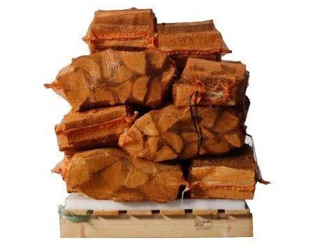 Bois de bouleau 15 sacs de 8 kg – bûches 25 cm – image 1