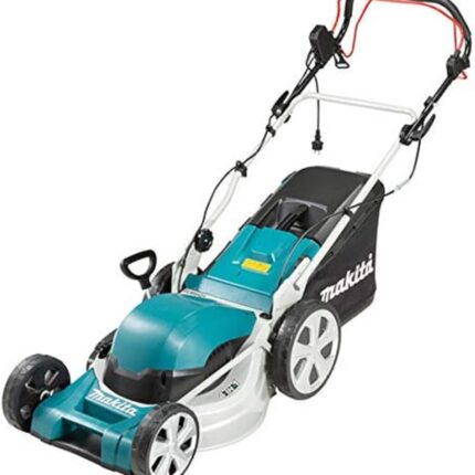 Tondeuse à gazon électrique Makita 46 cm autotractée 4-cut – image 1