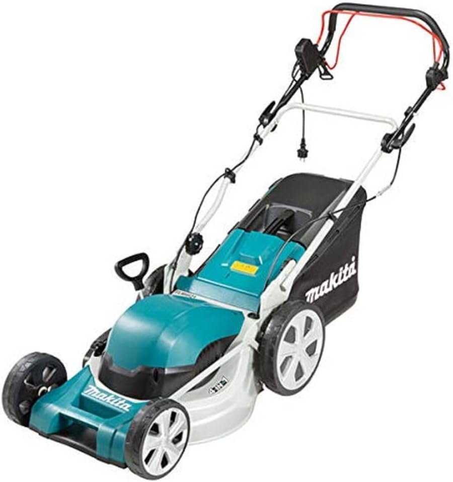 Tondeuse à gazon électrique Makita 46 cm autotractée 4-cut – image 1