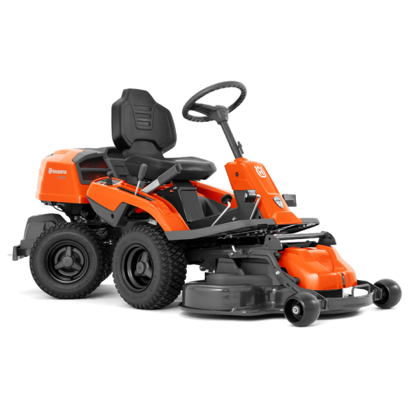 Tondeuse autoportée HUSQVARNA Rider R 214TC à coupe frontale