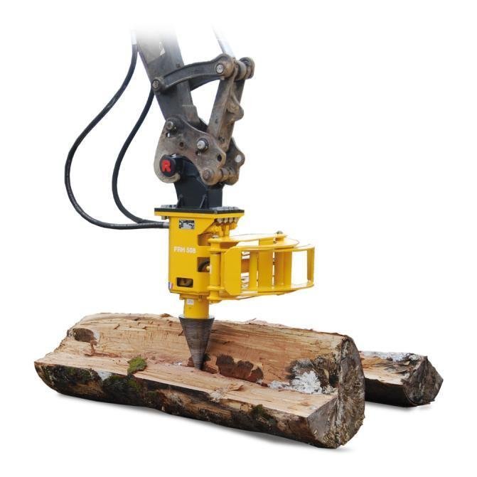 Fendeur à vis conique RABAUD FRH 1012 pour pelle de 8 à 14 t