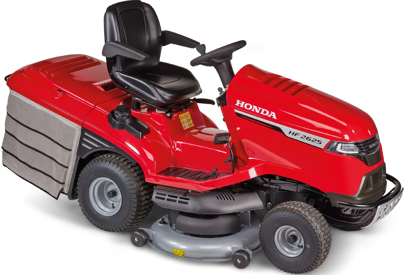 Tracteur tondeuse Honda HF 2625 HT 122 cm avec bac 350 l modèle 2024