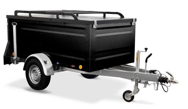 Remorque fourgon TPV KT-EB3 1300 kg noire freinée