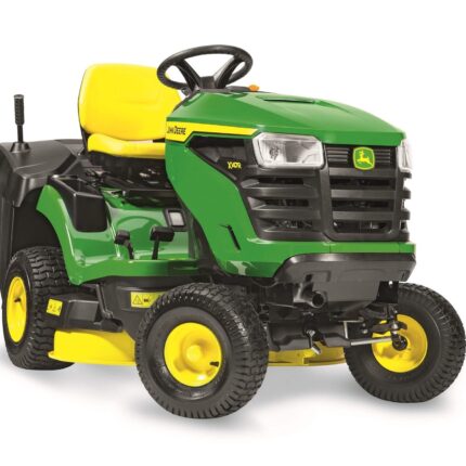 Tracteur tondeuse John Deere X147R avec bac arrière 300 l