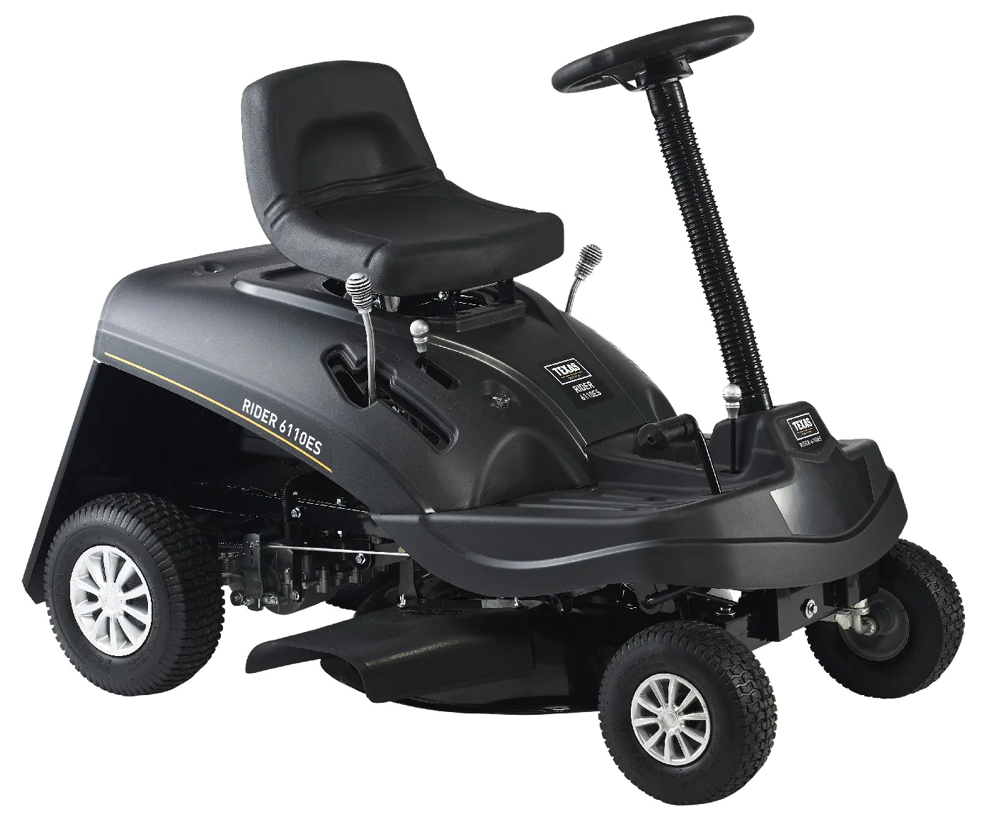 Texas tondeuse autoportée Rider 6110ES Black Series – modèle 2024
