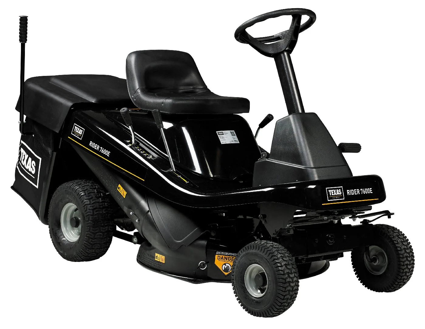 Tondeuse autoportée Texas Rider 7600E 3in1 avec kit mulching modèle 2025