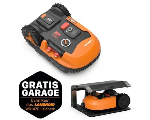Robot tondeuse WORX Landroid L1000 WR147E.1 20 V pour 1 000 m²