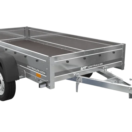 Remorque à deux essieux UNITRAILER Garden Trailer 264/2 Kipp 264x125 basculante 750 kg non freinée – image 1