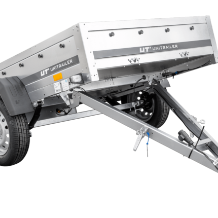 Remorque à un essieu sur ressorts 200x125 UNITRAILER GARDEN 201/R KIPP PTAC 750 kg – image 1