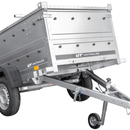 Remorque UNITRAILER Garden Trailer 200 Kipp avec capot 200x106 cm PTAC 750 kg – image 1