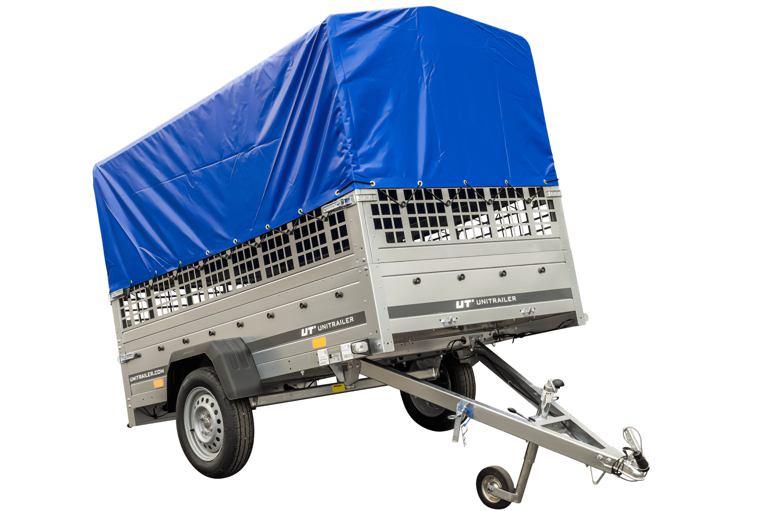 Remorque bâchée d’occasion basculante UNITRAILER Garden Trailer 230 Kipp 2304 x 1256 mm PTAC 750 kg – image 1