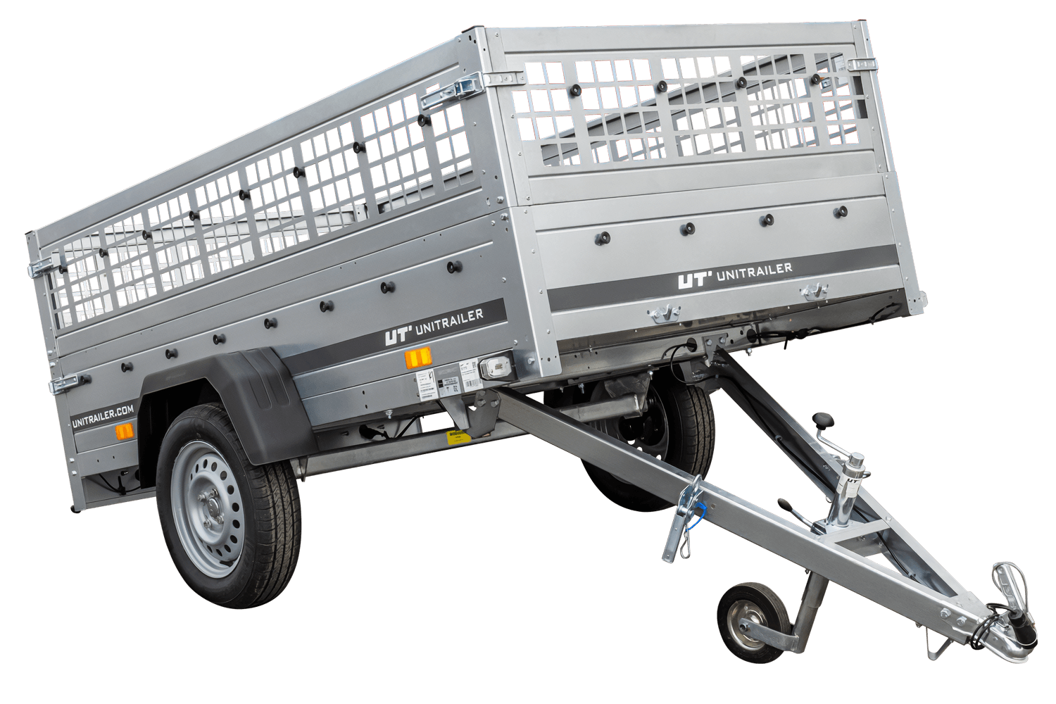 Remorque voiture basculante UNITRAILER Garden Trailer 230 Kipp 2304 x 1256 mm PTAC 750 kg – image 1