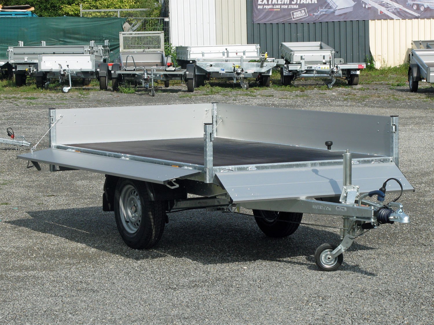 Remorque plateau Hapert Azure H-1 2800 x 1600 1500 kg
