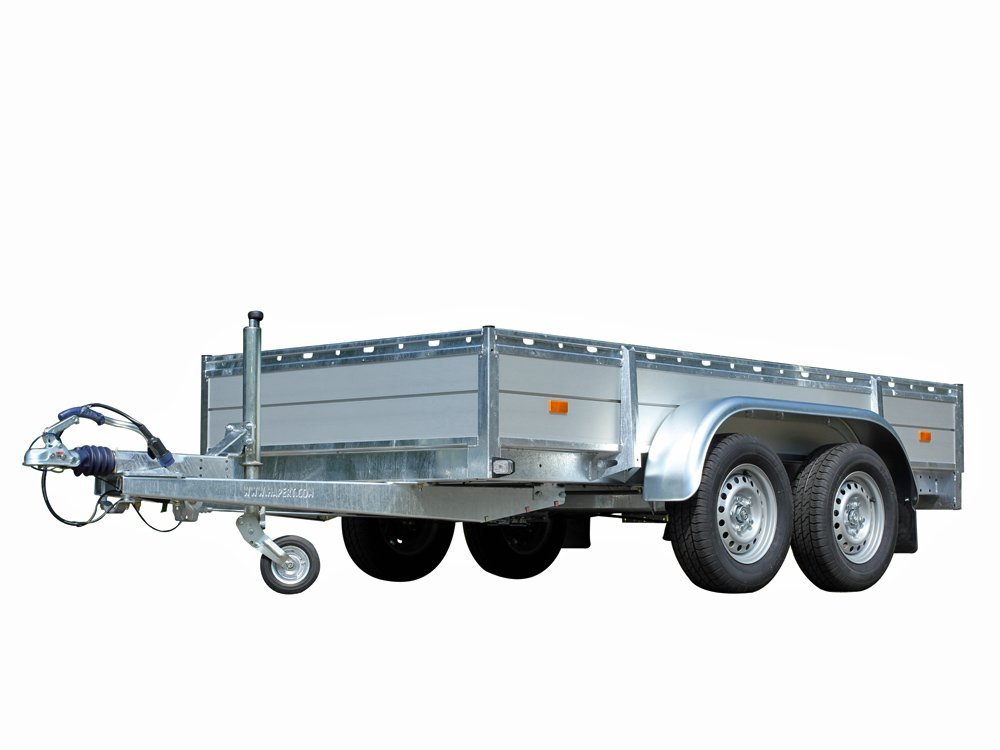 Remorque utilitaire Hapert Azure L-2 2000 à ridelles aluminium et grille avant