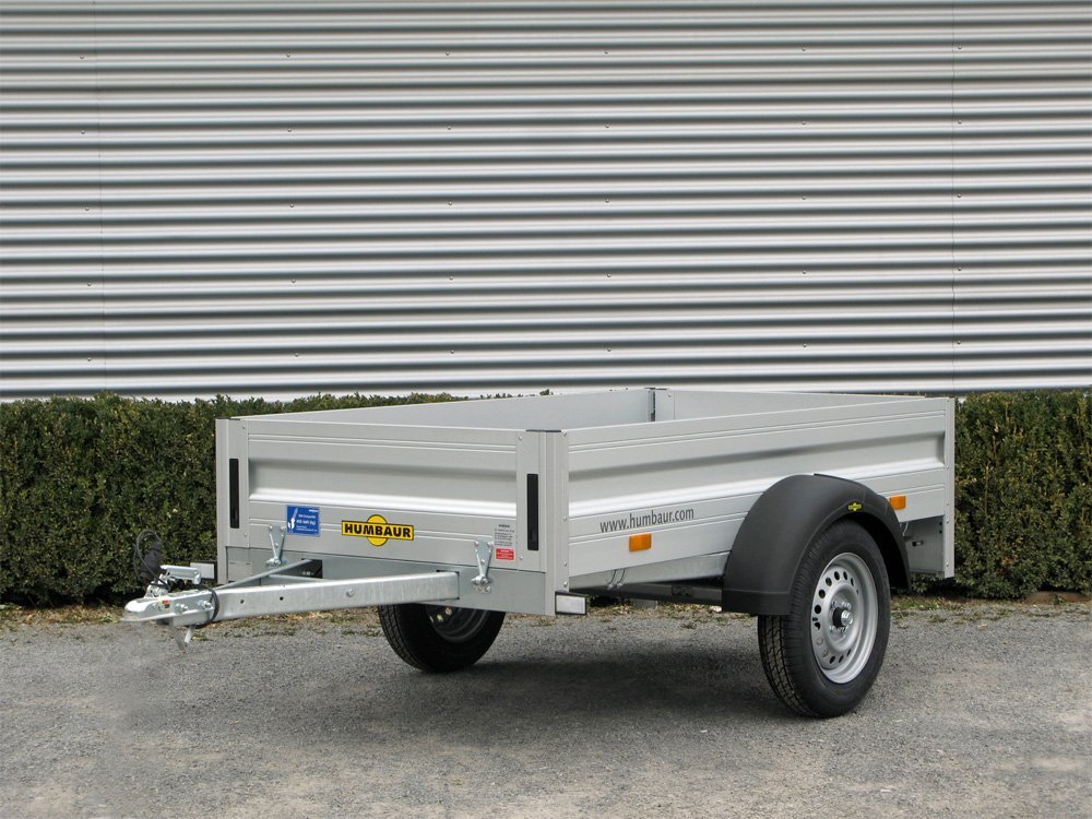Remorque utilitaire HUMBAUR HA752113 KV ridelle avant rabattable