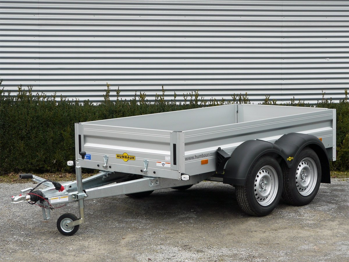 Remorque utilitaire Humbaur HA202513 2000 kg à ridelles aluminium