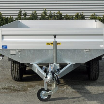Remorque plateau Humbaur HT253118 avec dix anneaux d’arrimage