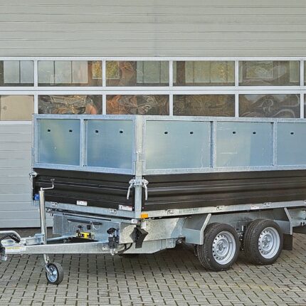 Benne trilatérale Humbaur HTK 3000.31 STAHL avec rehausse acier de 600 mm