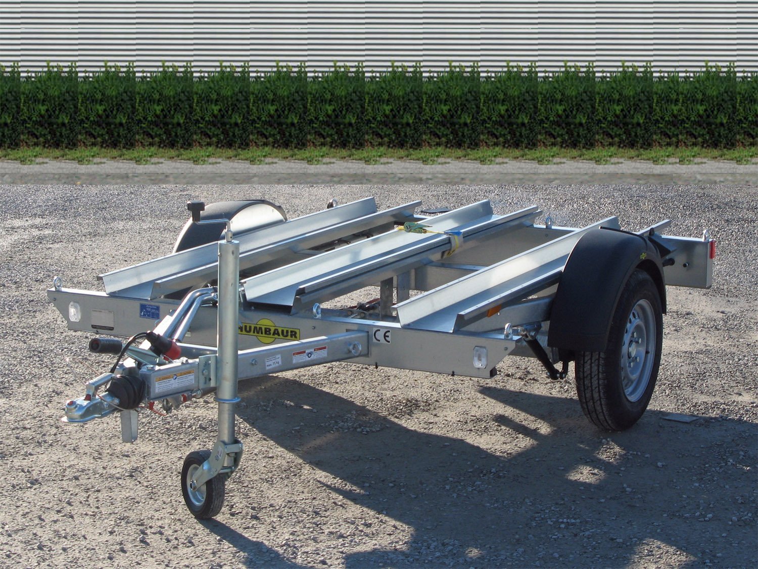 Remorque porte-motos HUMBAUR HM102113 3 rails