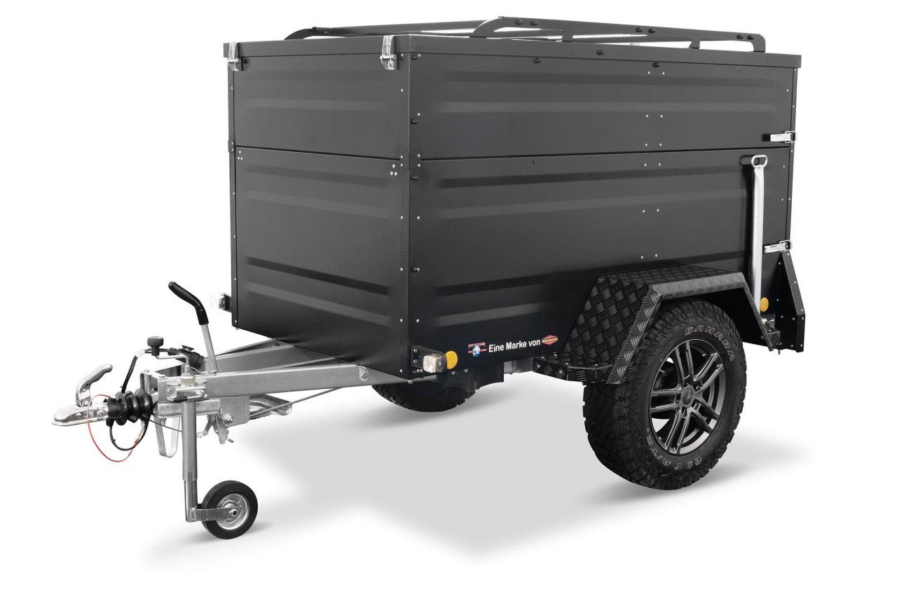 Remorque fourgon tout-terrain KT-EB2 Plus 1000 kg avec rehausse