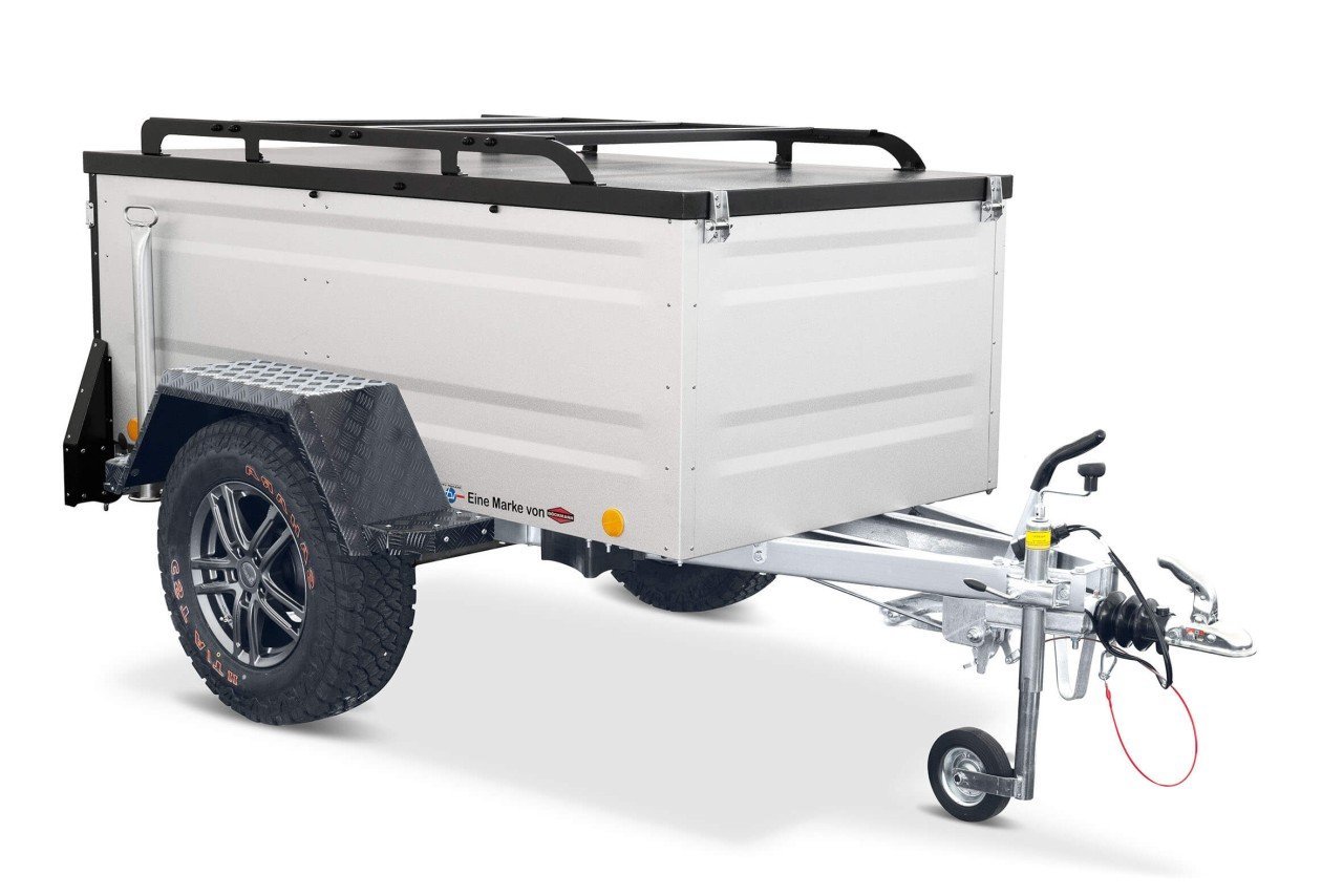 Remorque tout-terrain Böckmann/TPV KT-EB2 1000 kg pour tente de toit