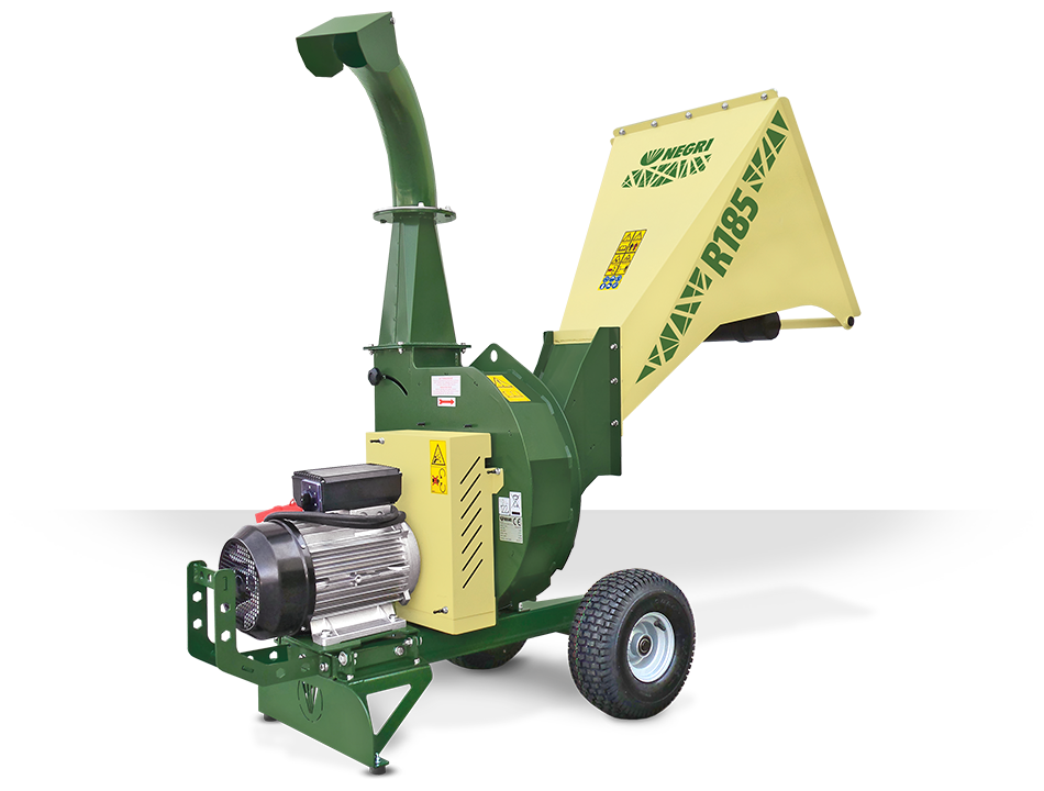 Broyeur de végétaux NEGRI R185 électrique 11 kW 380 V