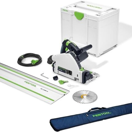Scie plongeante FESTOOL TS 55 FEBQ 1200 W rail FS 1400/2