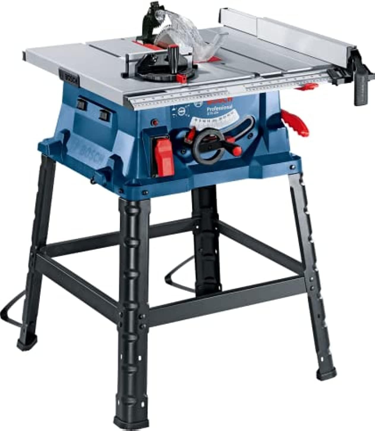 Scie circulaire de table filaire 1800 W 230 V table acier extension 265 mm – image 1