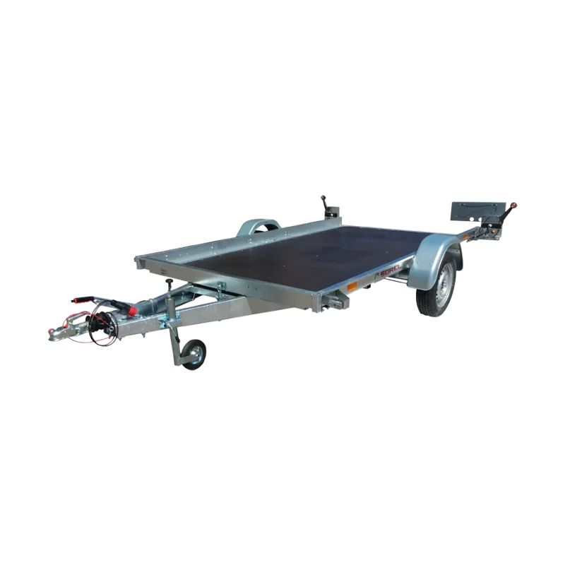 Remorque plateau SOREL PJ306F750NUE PTAC 750 kg 306x166 cm – image 1