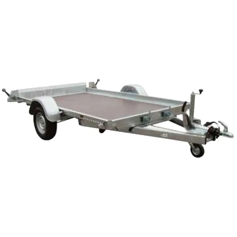 Remorque plateau LIDER Robust 40375 PTAC 750 kg 304x171 cm freinée – image 1