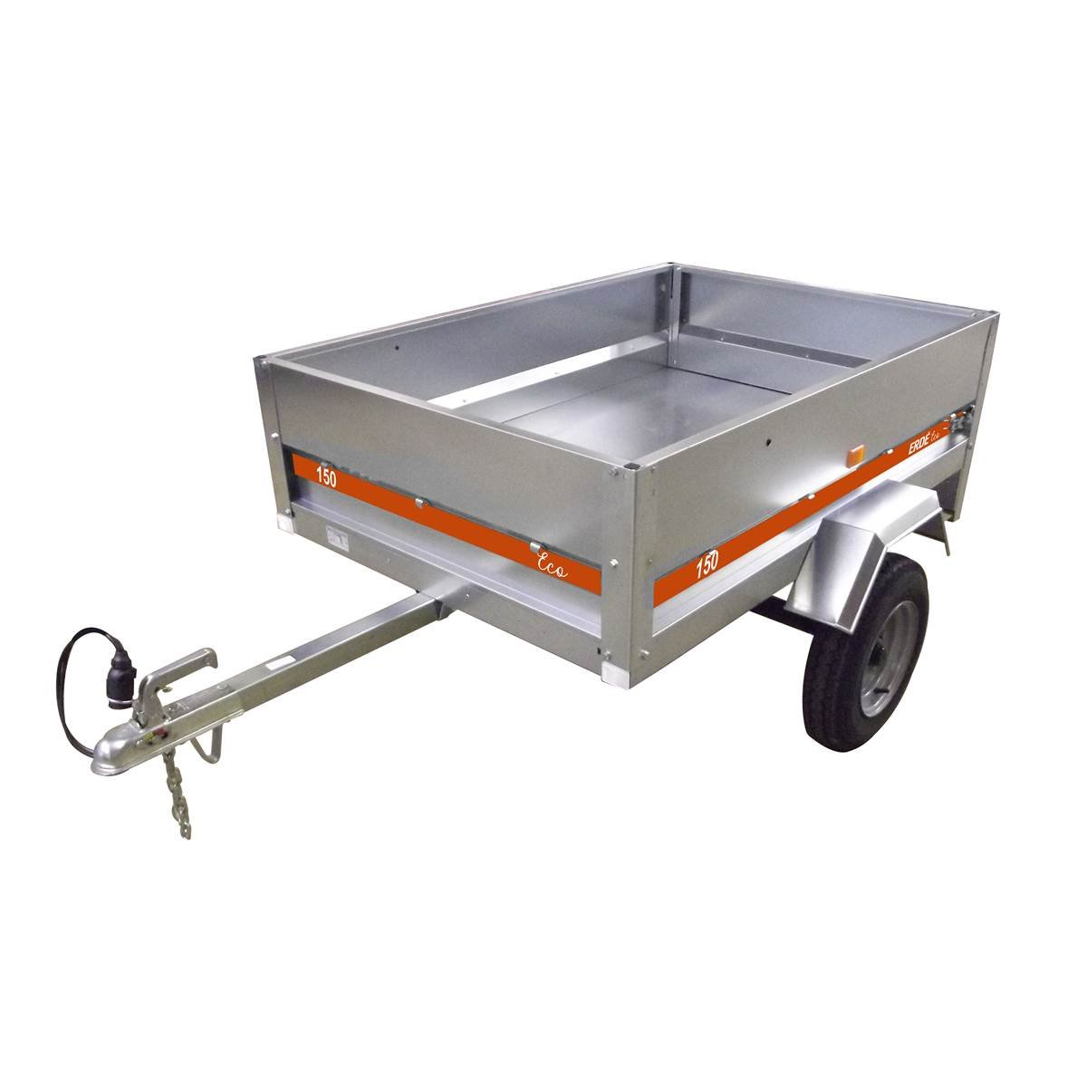 Remorque ECO 150 bagagère 150x105x40 MMA 499 kg – image 1