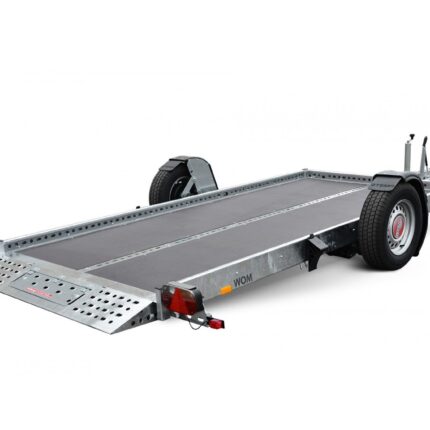 Remorque abaissable STEMA WOM 1800 STS O2 18-35-17.1 avec rail d’arrimage et rambarde