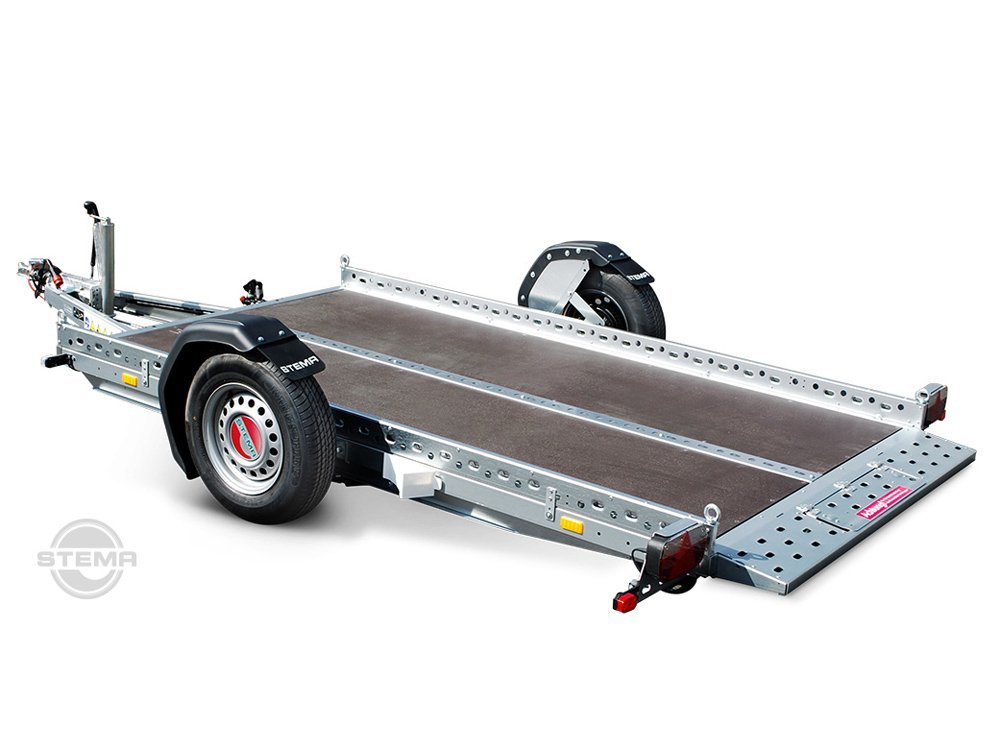 Remorque abaissable STEMA WOM 1500 STS O2 15-30-17.1 avec pompe électrique
