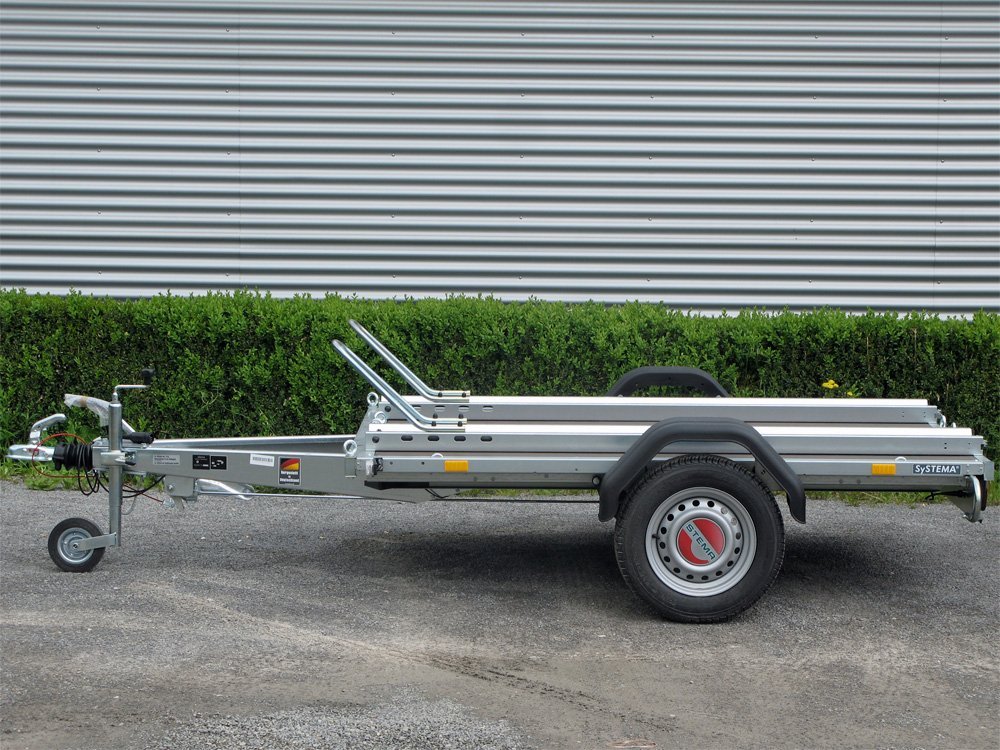 Remorque porte-motos STEMA STLP 850 avec amortisseurs