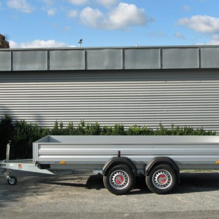 Remorque utilitaire STEMA ST O2 35-40-20.2 3500 kg à ridelles aluminium