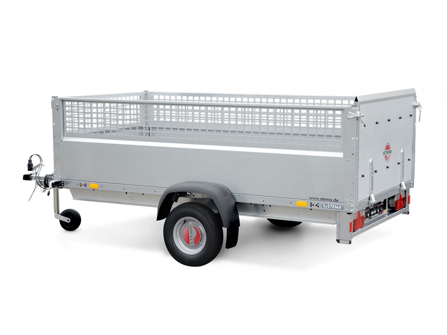 Remorque utilitaire STEMA STP O1 7.5-21-13.1 REX 21 grille 660 mm