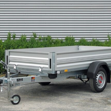 Remorque utilitaire STEMA ST O2 10-25-15.1 à ridelles aluminium