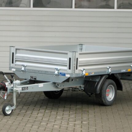 Remorque STEMA SH O2 10-21-13.1 plateau à ridelles aluminium