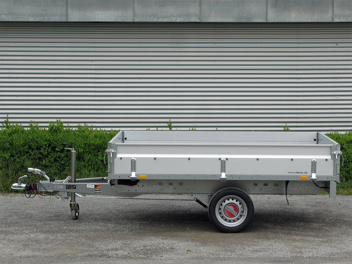 Remorque STEMA SH O2 13-25-13.1 plateau à ridelles acier 100 km/h