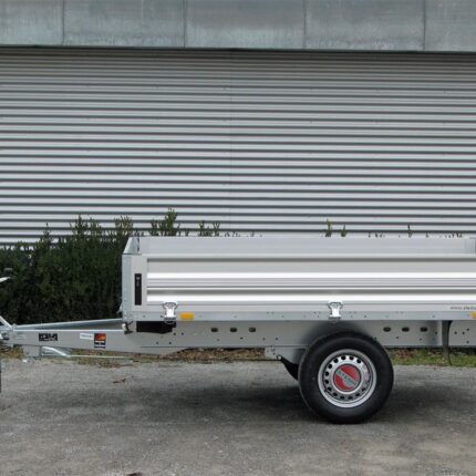 Remorque plateau STEMA SH O2 15-30-15.1 à ridelles aluminium
