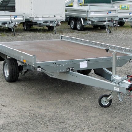 Remorque porte-véhicules STEMA SHA O2 15-30-18.1 Carrier XL avec rampes 260 x 26 et 100 km/h