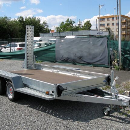 Remorque porte-engins STEMA BMAT O2 35-40-18.2 avec rampes acier