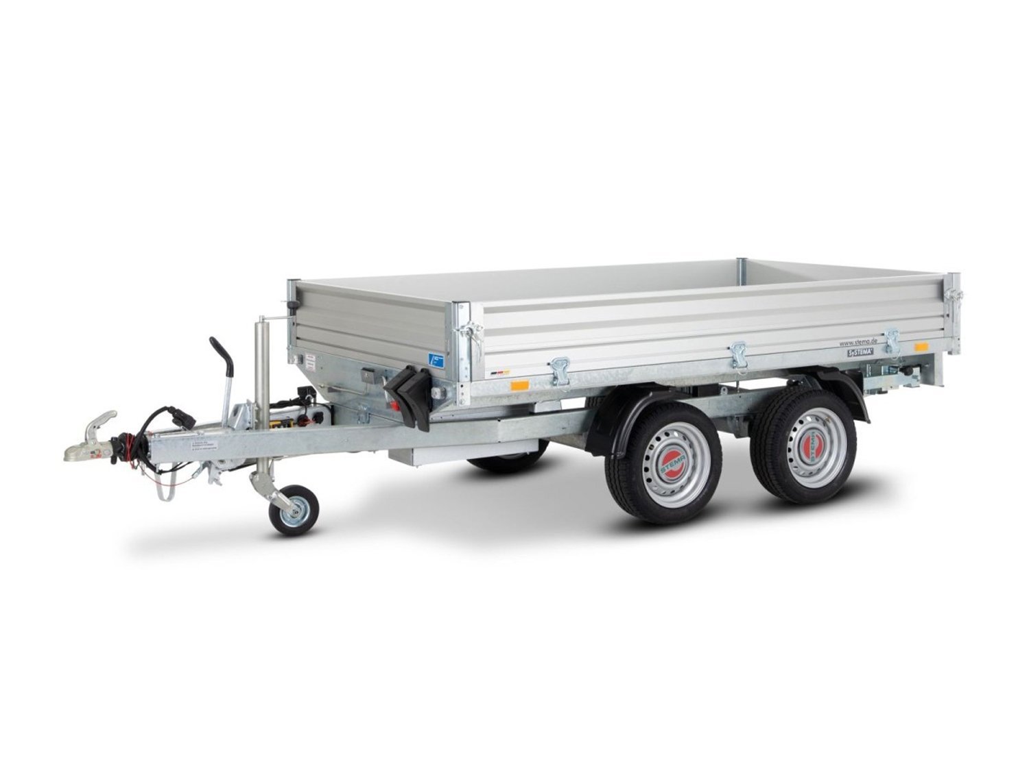 Remorque benne arrière STEMA RKE O2 27-27-15.2 ALU ROKO1 2700 kg