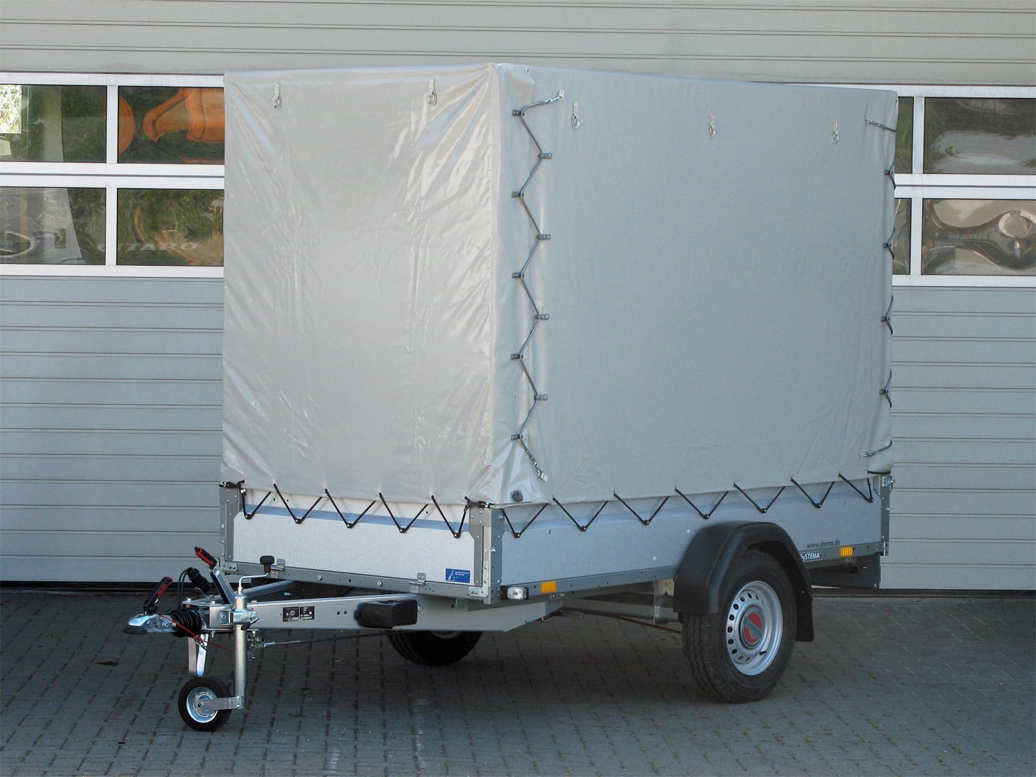Remorque utilitaire STEMA STL 1300 O2 13-25-13.1 avec bâche 150 cm