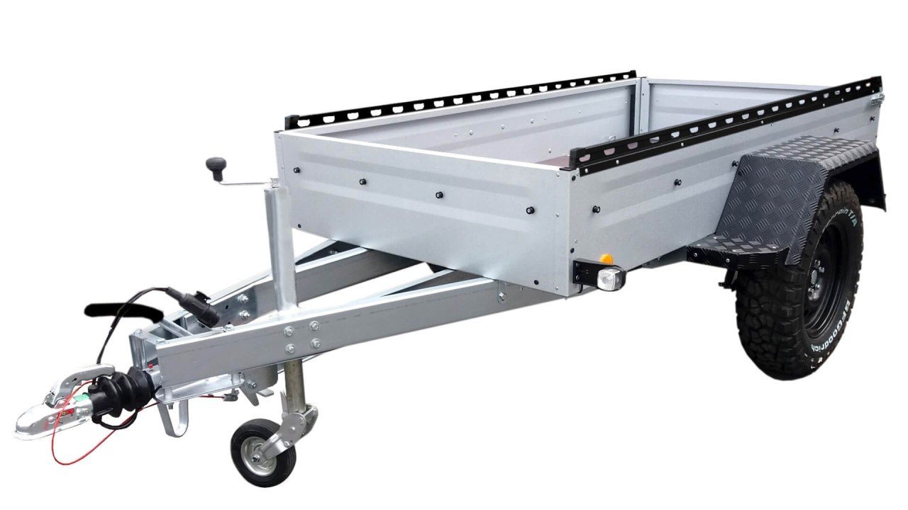 Remorque tout-terrain Böckmann/TPV TL-EB2 1000 kg en aluminium-zinc