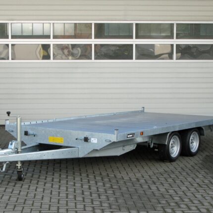 Remorque utilitaire Variant 3021 L4 à suspension parabolique avec plancher aluminium et rampes